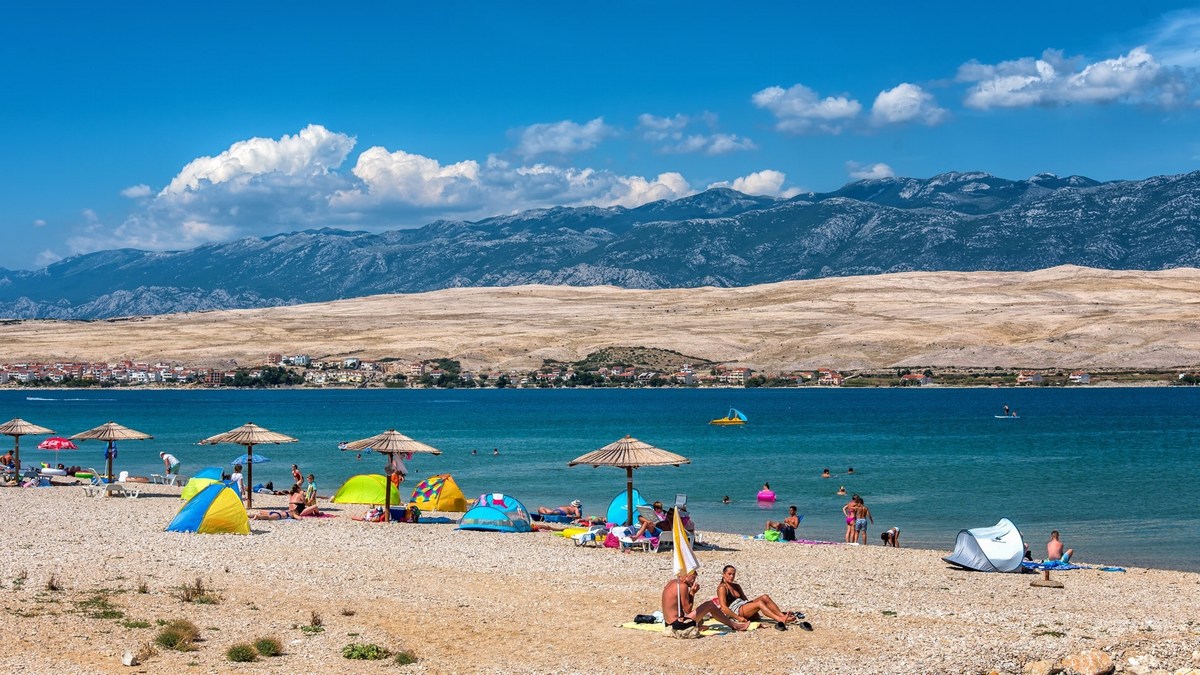 Plaža, Pag