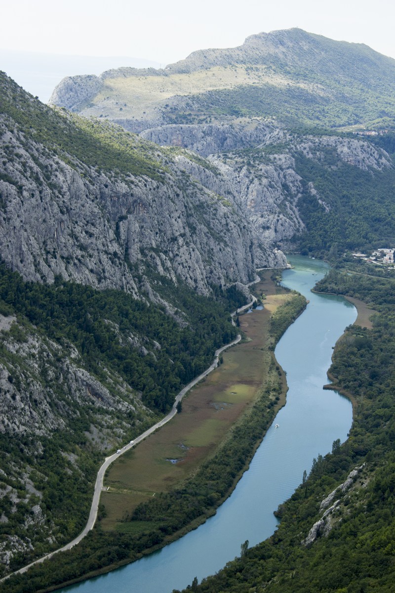 Rijeka Cetina, foto TZ Omiš