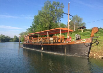 Žitna ladja Zora, »žur na Kolpi«