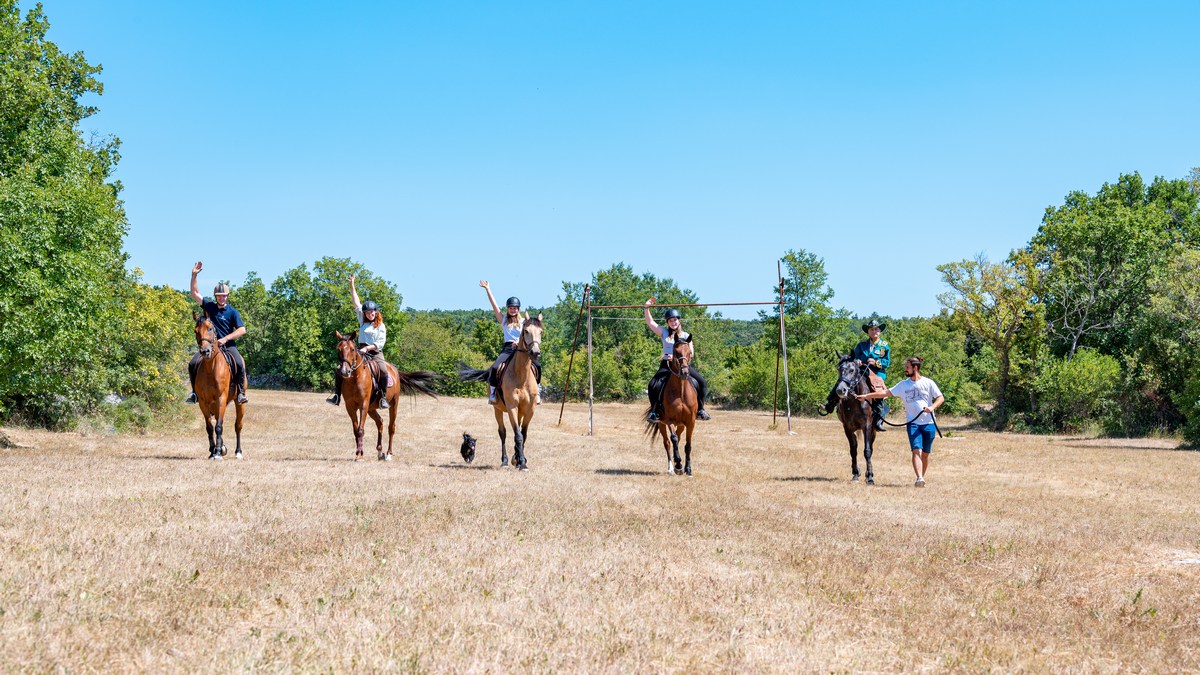 Istra, kopanje s konji 7, foto Ranch Marconi