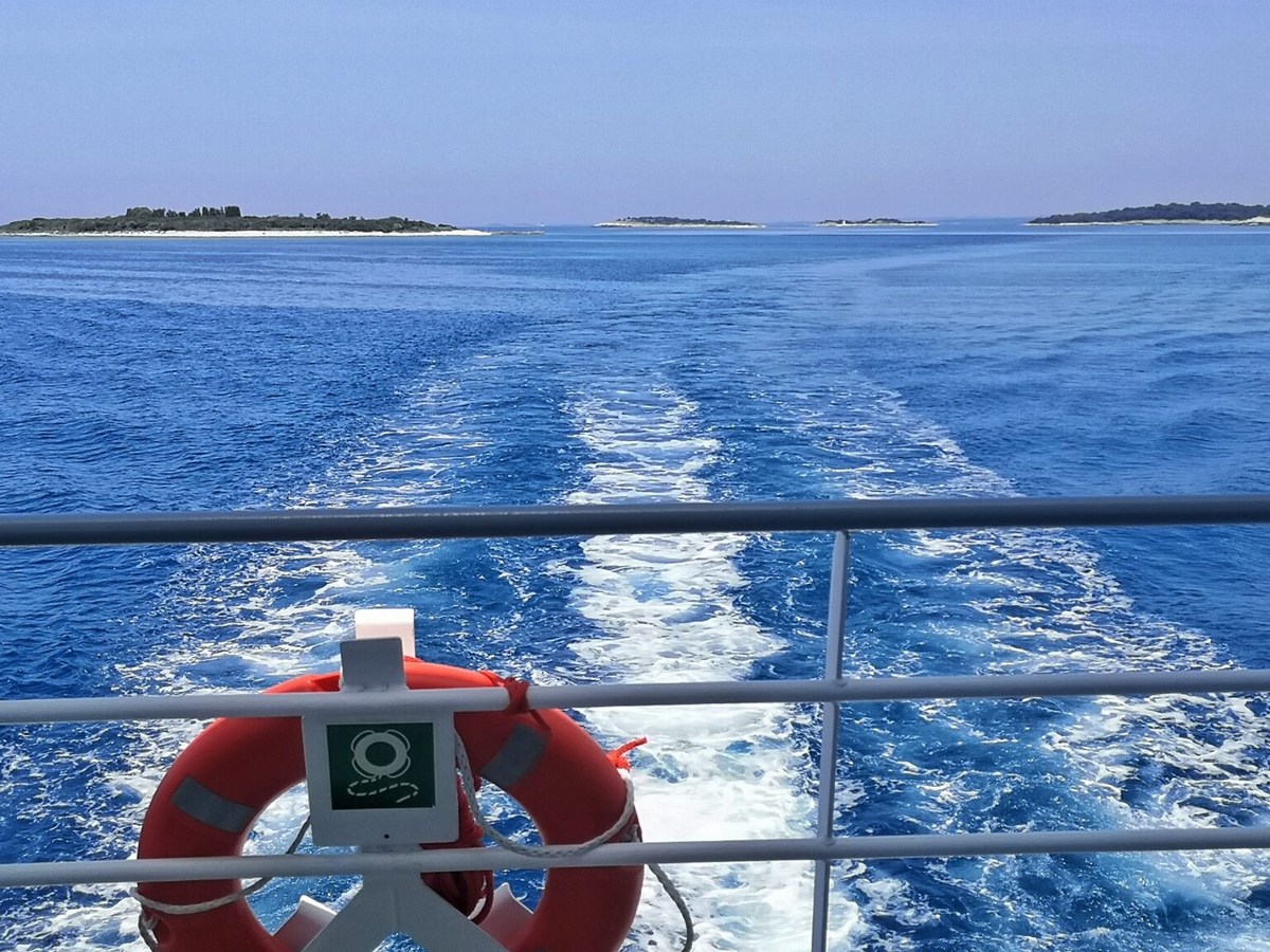 Mali Brion 26, povratek proti Fažani, foto Barbara Ban