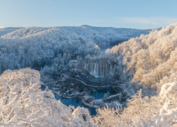 Plitvička jezera pravljična tudi pozimi